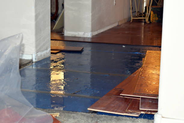 Professional Burst Pipe Cleanup technician working in Marlin, WA